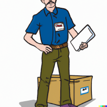 DALL·E 2024-02-06 11.09.02 - a european custom officer inspecting a parcel, cartoon style.png